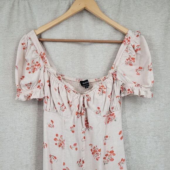 Bardot Lucinta Mini Dress Floral Puff Sleeve Mini Dress - Picture 4 of 10